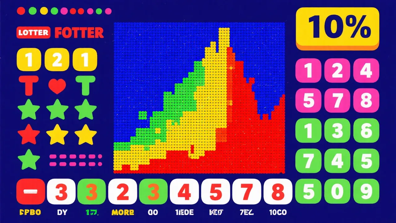 号码热力图示意